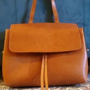 Pre-owned MANSUR GAVRIEL Cammello and gold mini lady bag